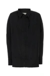 Y/project Y Project Black Poplin Oversize Shirt In Black
