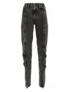 Y/project Evergreen Banana Slim Denim Jeans In Black