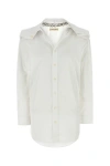 Y/project Loose-fit Chained Poplin Shirt In White