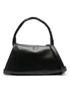Y/project Women's Wire Leather Handbag In Black