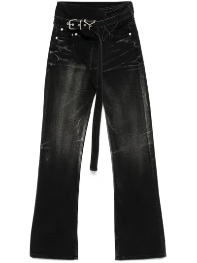 Y/PROJECT WRAP BELT JEANS - WOMEN'S - COTTON
