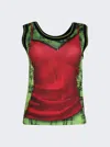 Y/project X Jean Paul Gaultier Trompe-l'oeil Lingerie Tank Top In Multi