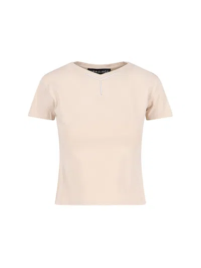 Y/PROJECT Y CHROME BABY LOGO T-SHIRT