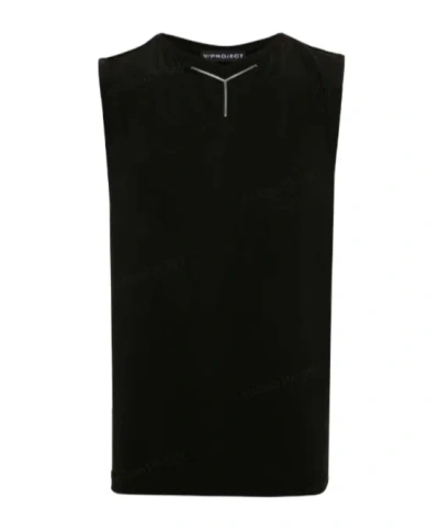 Y/project Y Chrome Tank Top In Black