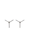 Y/project Y Curb Chain Earrings In Multicolor