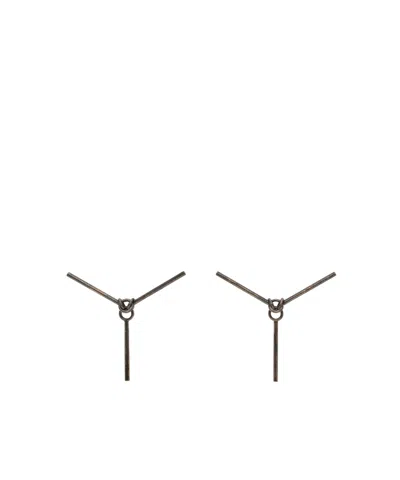 Y/project Y Curb Chain Earrings In Multicolor