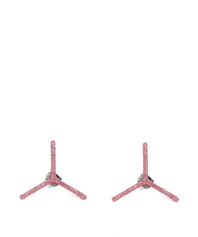 Y/PROJECT Y/PROJECT LOGO SHAPED EARRINGS