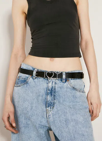 Y/project Y Heart Belt In Black