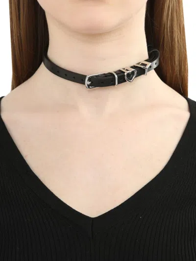 Y/project Black Y Heart Belt Choker