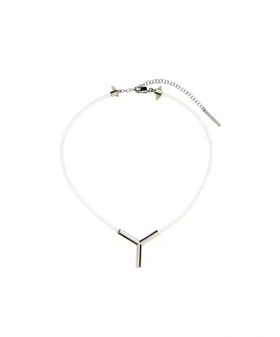 Y/project 'y' Necklace In White