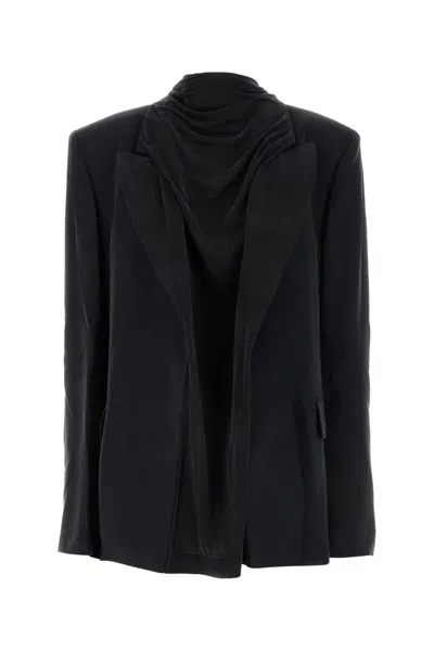Y/project Charcoal Cupro Oversize Blazer