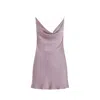 Y/project Mini Satin Slip Dress With Spaghetti Straps In Multicolor