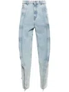 Y/project Evergreen Banana Cotton Jeans In Blue