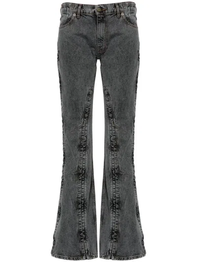 Y/PROJECT Y/PROJECT EVERGREEN HOOK AND EYE SLIM DENIM JEANS
