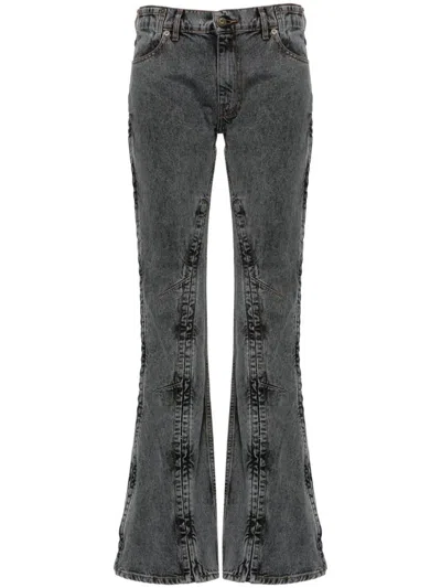 Y/PROJECT Y/PROJECT EVERGREEN HOOK AND EYE SLIM DENIM JEANS
