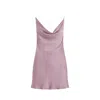 Y/project Mini Satin Slip Dress With Spaghetti Straps