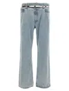 Y/project Evergreen Y Belt Jeans In Blue