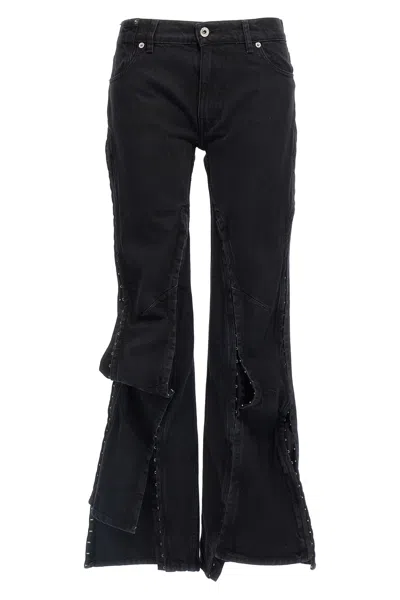 Y/PROJECT Y/PROJECT 'HOOK AND EYE' JEANS