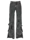 Y/project Black Hook And Eye Jeans