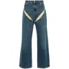 Y/project Wide-legged Jeans In Blue