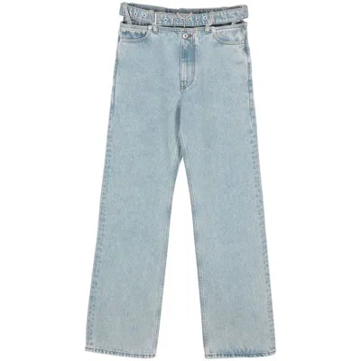 Y/project Y Belt Jeans In Blue