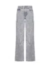 Y/project Jeans In Vintage Grey