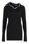 Y/project Y Project Black Wool Mini Dress