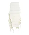 Y/project White Wash Cotton Bug Denim Skirt In White