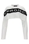 Y/project Logo Cropped T-shirt