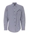 Y/project Y Project Embroidered Poplin Oversize Shirt In Multicolor