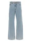 Y/PROJECT Y/PROJECT LOGO PATCH BELTED WAIST JEANS
