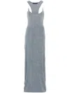 Y/PROJECT Y/PROJECT LONG RIBBED INVISIBLE STRAP DRESS