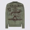 Y/project Y Project Paris Best Intarsia Crewneck Jmuper In Green