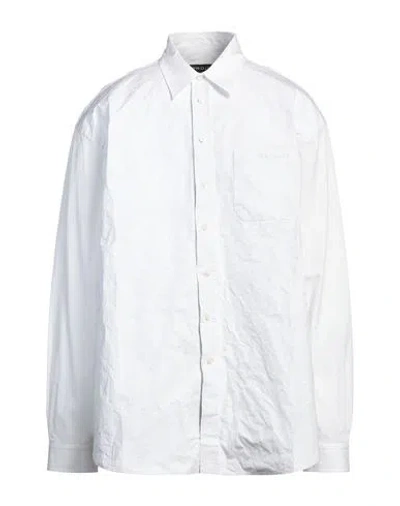 Y/project Man Shirt White Size M Cotton, Aluminum