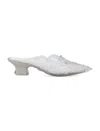 Y/project Y Project Melissa Mules In Scented Pvc Women In Transparent