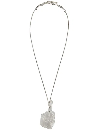 Y/project Midi Fuck You Pendant Necklace