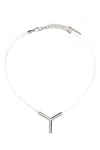 Y/project Y Project Necklaces In White