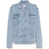 Y/project Women Evergreen Wire Denim Jacket In Blue