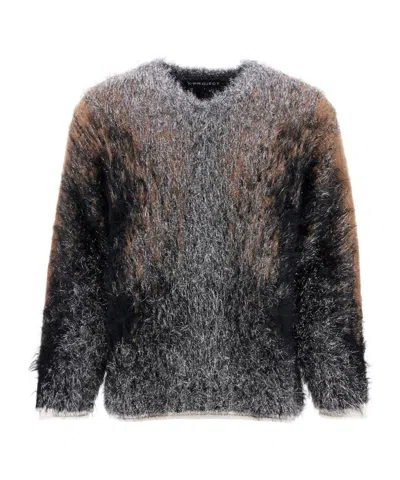 Y/project Oversized Crewneck Jumper In Black