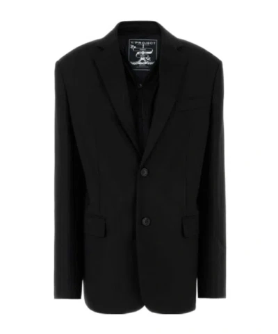Y/PROJECT Y/PROJECT OVERSIZED LAPEL BLAZER