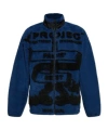 Y/project Two-tone Soft Technical Fleece Unisex Paris Best Jacket In Blue