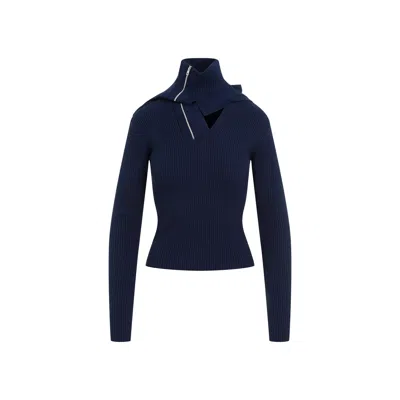 Y/PROJECT Y/PROJECT PINCHED SHOULDER FITTED PULLOVER