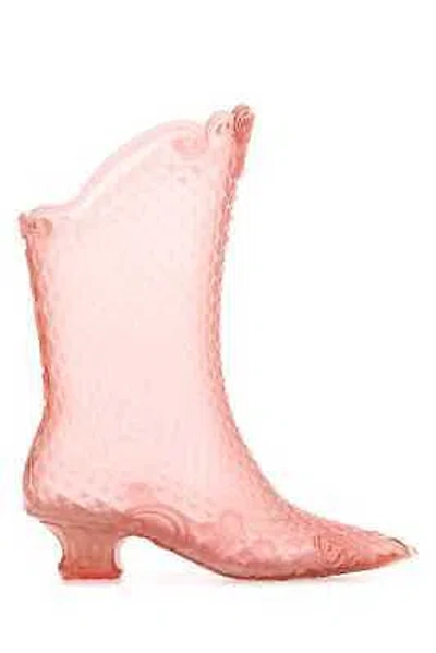 Pre-owned Y/project Pink Pvc Ankle Boots