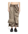 Y/project Woman Brown Skirts In Nude