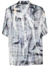 Y/PROJECT Y/PROJECT SHIRT WITH CHECKED PRINT