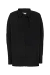 Y/project Y Project Black Poplin Oversize Shirt In Black