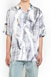Y/project Check Print Oversized Shirt In Multicolor