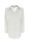 Y/project Loose-fit Chained Poplin Shirt In White