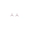 Y/project Pink Glitter Mini Y Earrings