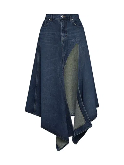 Y/project Skirts In Evergreen Vintage Blue